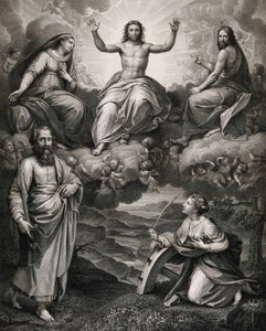 Krisztus Szent Pál apostollal alkotó: Raffaello Sanzio Raphael